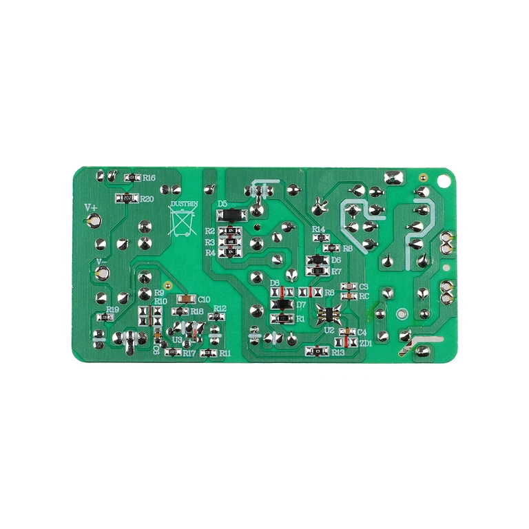 Detalje af 24V 3A DC-stik til elektroniske enheder