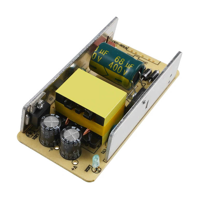 Stabiliseret 24V 3A strømforsyning, effektiv og pålidelig