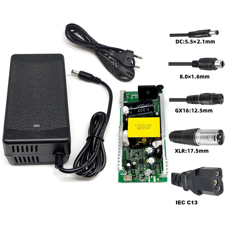 Multifunktionel 60V oplader 60V–67,2V 2A oplader kompatibel med forskellige elektriske køretøjer, CityCoco, Harley, løbehjul og cykler