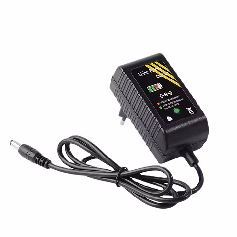 Li-Ion oplader 16,8V 2A til 14,4V batteri – hurtig, til bore-/skruemaskine, støvsuger og selvskruer