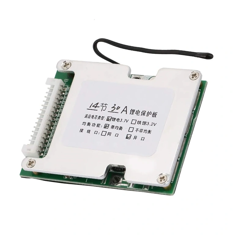 BMS 14S 52V beskyttelseskreds Smart BMS kredsløb 14S 52V 30A med overopladnings- og afladningsbeskyttelse