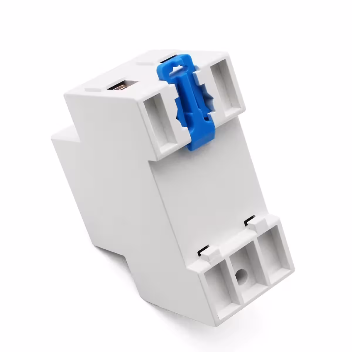 Monofaset digital måler med LCD-display, kompakt og pålidelig til energiovervågning