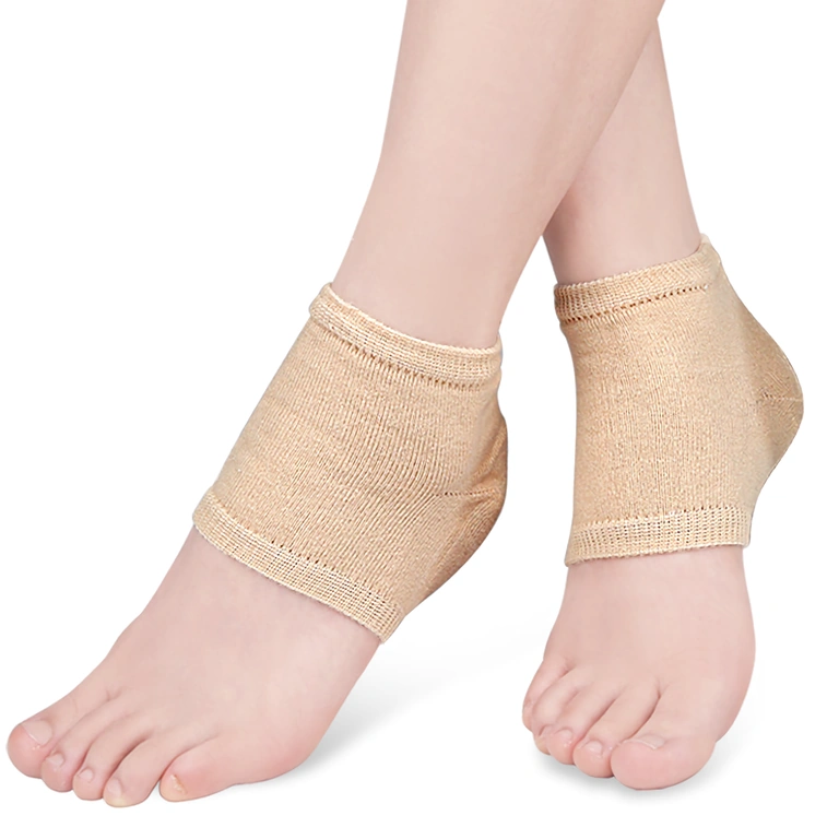 Silicone-hælbeskyttelse på siden