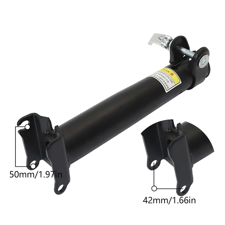 Arm med støddæmper til absorption af stød på scootere-sæde