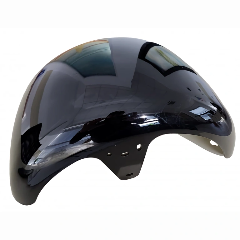 Detalje af frontskærm Citycoco – montering