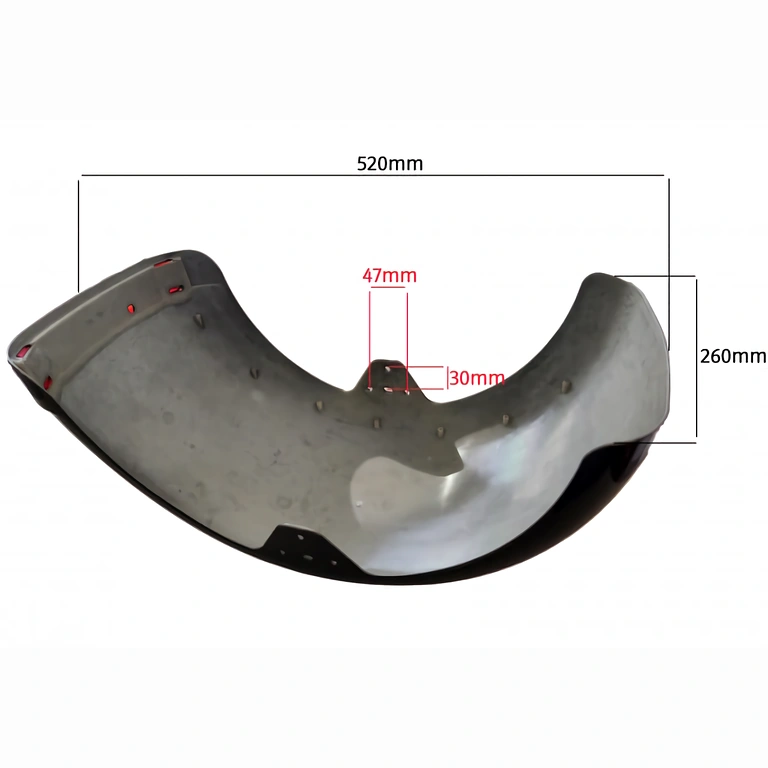 Bageste skærm Citycoco i holdbar plast