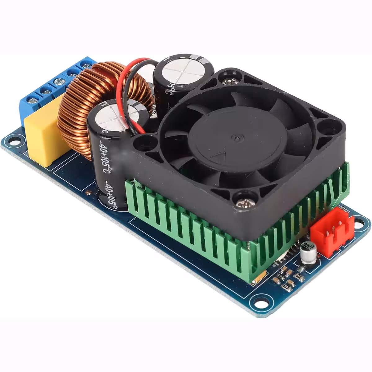 Detaljeret visning af lydudgang mono-forstærker 500W