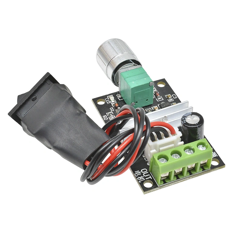 Printkort til 3A DC motor hastighedsregulator