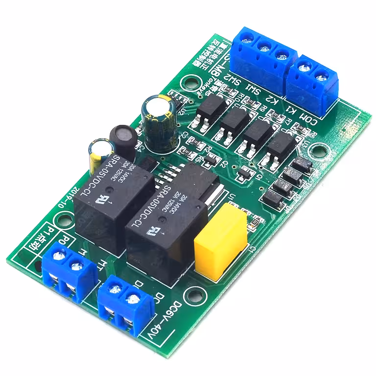 DC motor controller 12V/24V med revers – styring af DC motor frem/tilbage manuelt eller automatisk