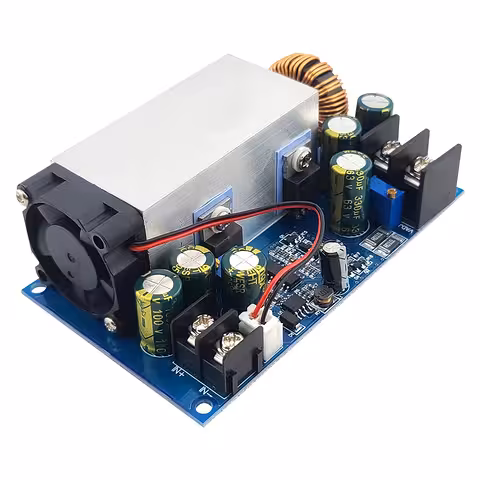 DC-DC Step-Down 12–75V 25A 600W – Spændings- og strømregulator CV/CC til strømforsyning og batterier