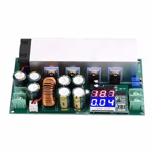 Frontvisning af DC12–80V 20A Buck-modul