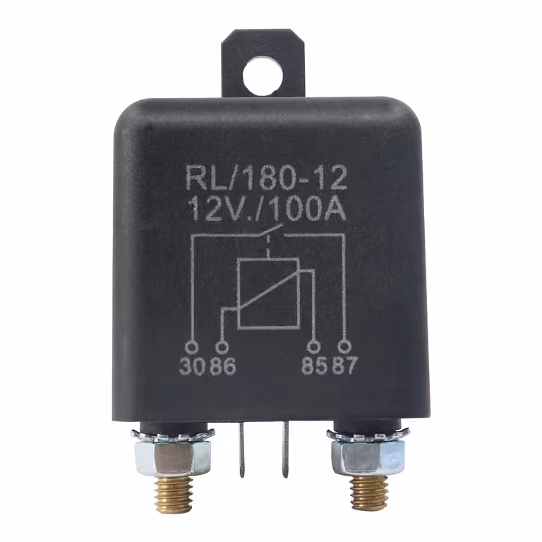12V 100A bilrelæ – styring af store belastninger, pumper, ventilatorer og lydsystemer