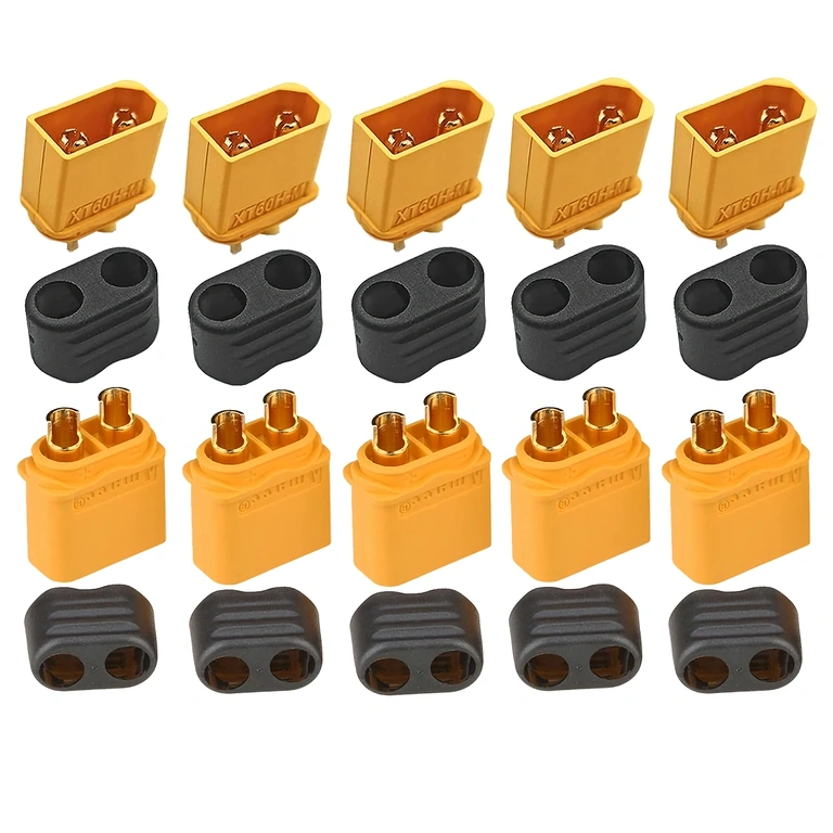 Overordnet visning af pakke med 6 BMS-moduler