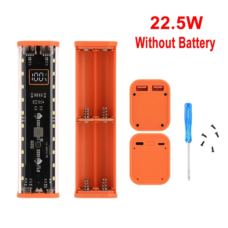 Frontvisning af digitalt modul med batteriprocentvisning og voltmeter, Li-ion og LiFePO4, 12V–72V, til elcykel, løbehjul og el-scooter