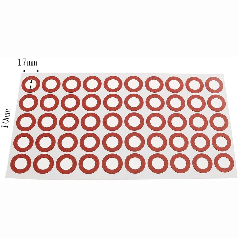 Rødt isoleringspapir til anodepunktet på 18650-batterier