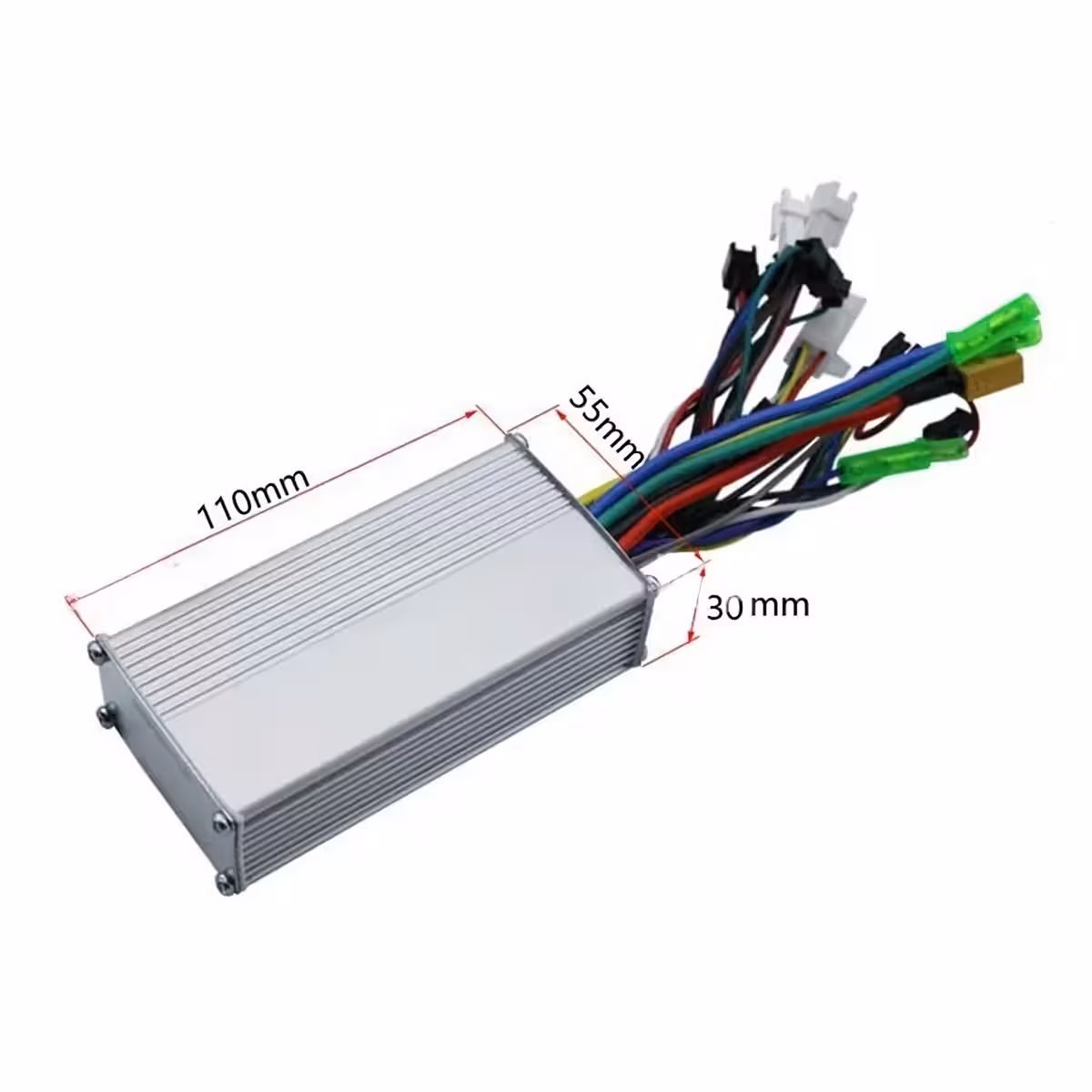 Tilslutning til lys og elektrisk interface på controller M5 500W–1000W