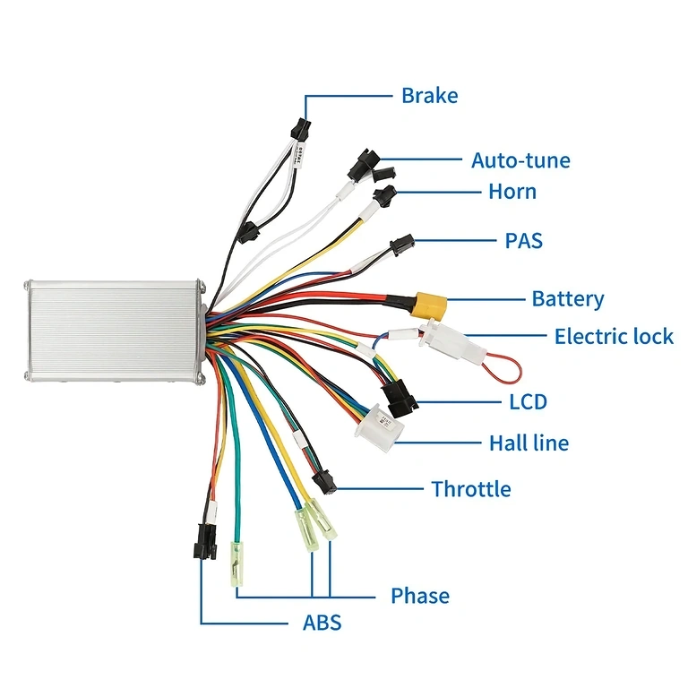 Installation af controller til elektrisk løbehjul Installation af universel controller TF100 til elektrisk løbehjul