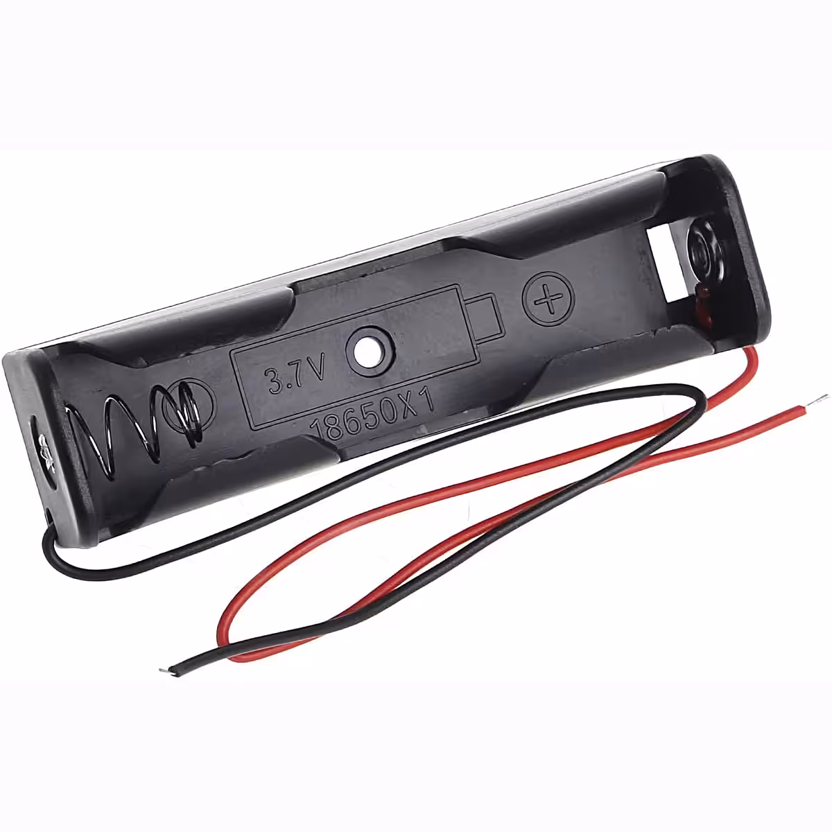18650 batteriholder sidevisning