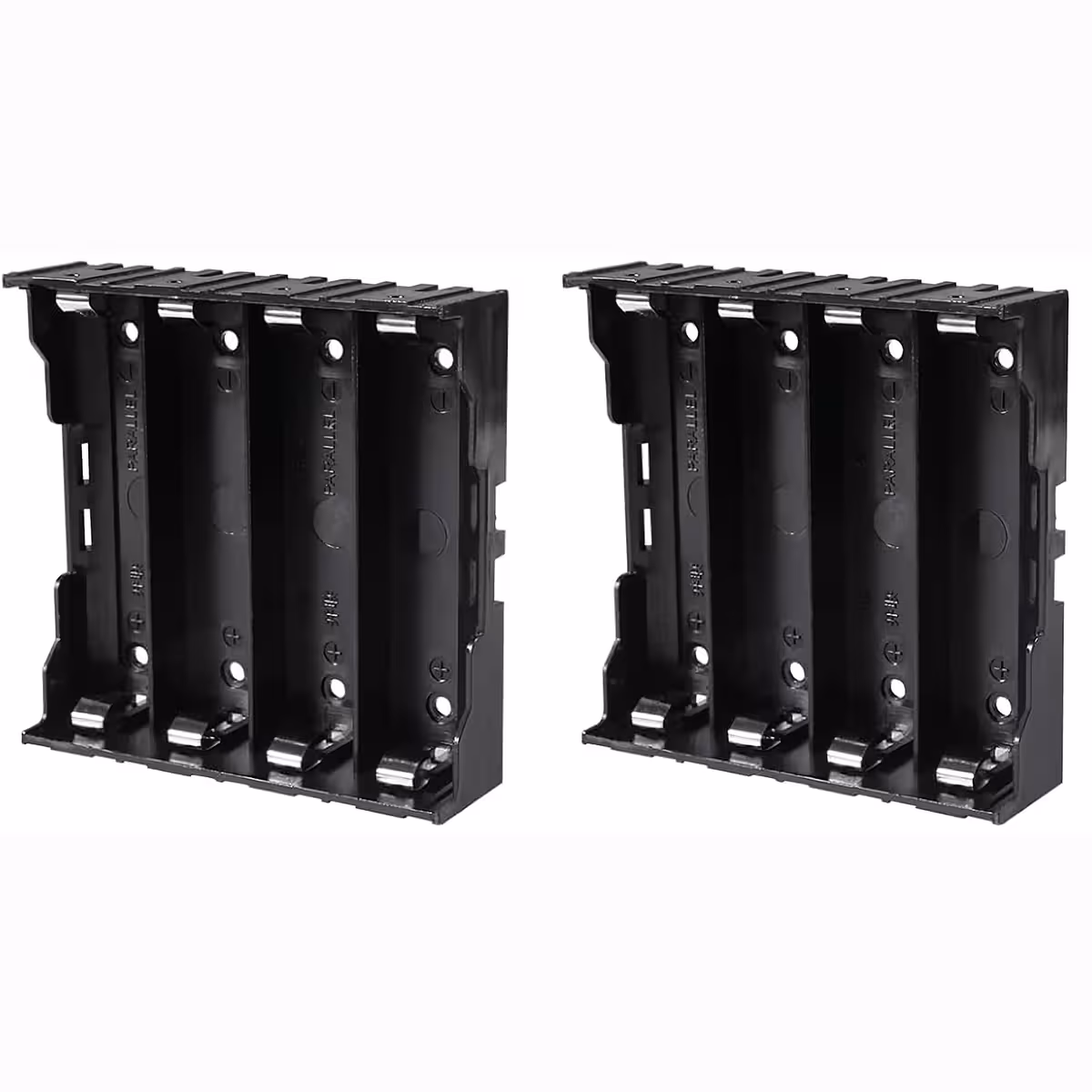 18650 batteriholder 4 slots brugt i DIY projekt