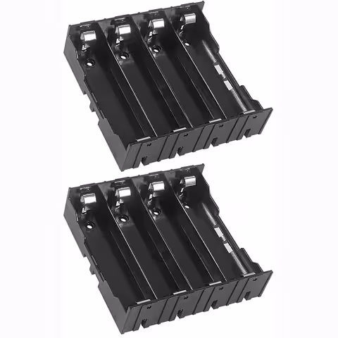 18650 batteriholder 4 slots – parallelforbindelse