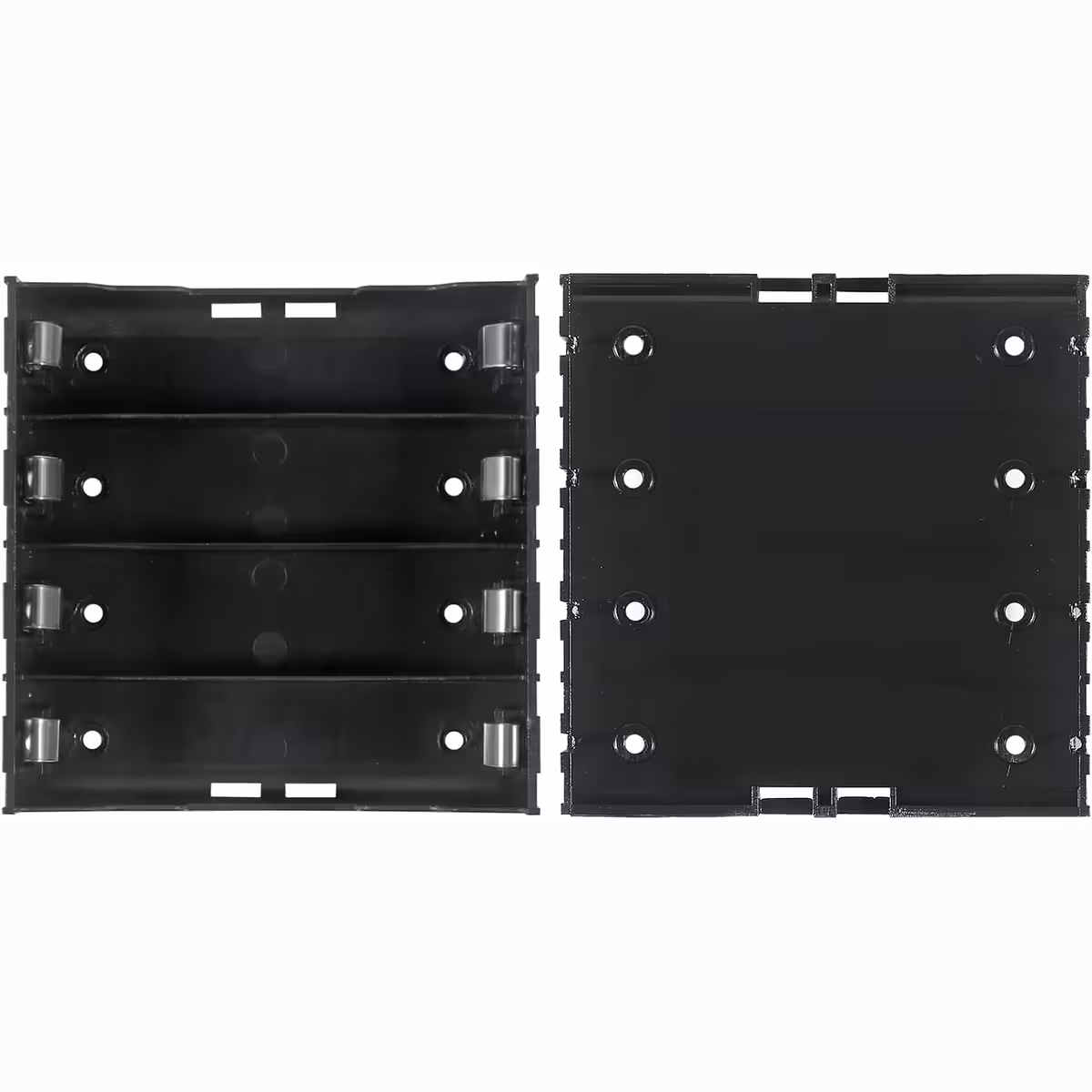 18650 batteriholder 4 slots – serieforbindelse