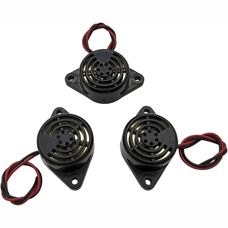 Detalje buzzer 30mm Piezoelektrisk buzzer 30mm – konstruktionsdetalje