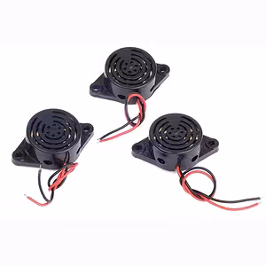 Sæt med 3 piezo buzzere til elektronisk alarm