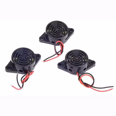 Sæt med 3 piezo buzzere til elektronisk alarm
