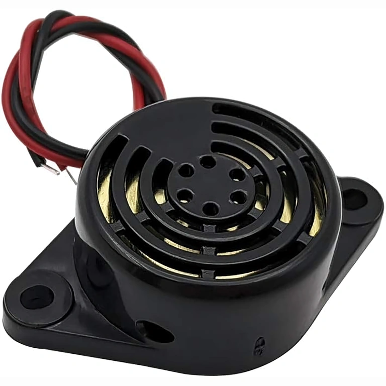 Aktiv piezo buzzer 3–24V Aktiv piezoelektrisk buzzer 3–24V kontinuerlig lyd 100dB